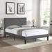 Latitude Run® Upholstered Platform Bed Frame w/ Headboard, Sturdy Wood Slat Support, Mattress Base, No Box Spring Required | Wayfair