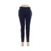 Lands' End Casual Pants - Mid/Reg Rise: Blue Bottoms - Women's Size Medium