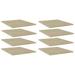 Latitude Run® Floating Shelves Wall Shelving Wall Mounted Shelves Display Wall Units Wood in Brown | 0.59" H x 15.75" W x 19.69" D | Wayfair