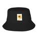 ZICANCN Bucket Hat Unisex for Men Women Sunflower Graffiti Art Fashion Fishing Hat Cute Fisherman Cap Black