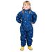 JAN & JUL Waterproof Rain-Suit for Toddler Boy Girl Coverall Muddy Buddy (Constellations 3T)