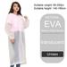 Big Save! Waterproof Jacket EVA Button Hooded Raincoat Rain Coat Poncho Rainwear Men Women