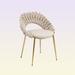 Side Chair - Mercer41 Arispe 22.44" W Polyester Side Chair Velvet in White | 29.92 H x 22.44 W x 20.87 D in | Wayfair