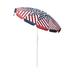 Arlmont & Co. Mola Beach Umbrella, Polyester | 74.02 H x 61.42 W x 61.42 D in | Wayfair 4090E73E0D8244B9A811E56A5AE78753