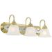 Rosdorf Park Melancon 3 - Light Vanity Light, Glass in Gray/Yellow | 8.5 H x 24 W x 8.5 D in | Wayfair 22F68CDD3414412F9B0E6D00ABEEAE64