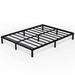 Alwyn Home Kremmling 10" Platform Bed Metal in Black | 10 H x 71.6 W x 83.6 D in | Wayfair AF0B27B8E59242E9A54AB97FBA029705
