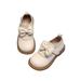 Little Girls Bow Shoes Adorable Princess Birthday Party Girls Flower Wedding Dress Shoes Little Kid/Big Kids Baby Daily Footwear Casual First Walking