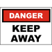 Vinyl Stickers - Bundle - Safety and Warning & Warehouse Signs Stickers - Danger Keep Away Sign - 10 Pack (10 x 7 )