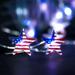 BadyminCSL Red White and Blue Lights Remote Control String Plug In Indoor Outdoor String Lights Ideal for Any Patriotic Decorations & Independence Day Decorations 9.84 F