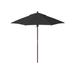 Arlmont & Co. Natelle 7' 6" Market Sunbrella Umbrella, Wood in Black | 93.1 H x 90 W x 90 D in | Wayfair D8A2F1E582224E8A9C6F56B165E44F32