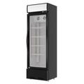 KICHKING 23.6" Commercial Merchandising Refrigerator, 10.8 Cu.ft Beverage Refrigerator & Cooler in Gray/Black | 75.4 H x 23.6 W x 22.5 D in | Wayfair