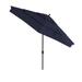 Freeport Park® Jahnke 132" Market Sunbrella Umbrella Metal in Blue/Navy | 110 H x 132 W x 132 D in | Wayfair B2CED3F666A349D1B8A152D75EB583FE