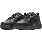 Trainingsschuh NIKE "AIR MONARCH IV", Gr. 45,5, schwarz (schwarz, schwarz), Synthetik, Leder, Textil, sportlich, Schuhe