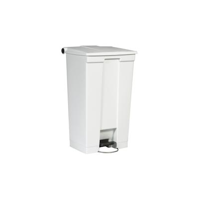 Rubbermaid Robuster Pedaleimer | 87 Liter, HxBxT 82,6x41x50,2cm | Aus HACCP konformen Polyethylen | Weiß von PROREGAL Image
