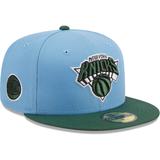 Men's New Era Light Blue/Green York Knicks Two-Tone 59FIFTY Fitted Hat