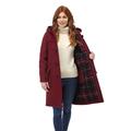 Original Montgomery Women's Classic Fit Duffle Coat with Horn Toggles - Burgundy (X-Large)