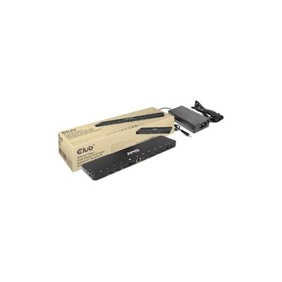 Club 3D USB Gen1 Typ-C Triple Display DP Alt Mode PD Dockingstation 120W Image
