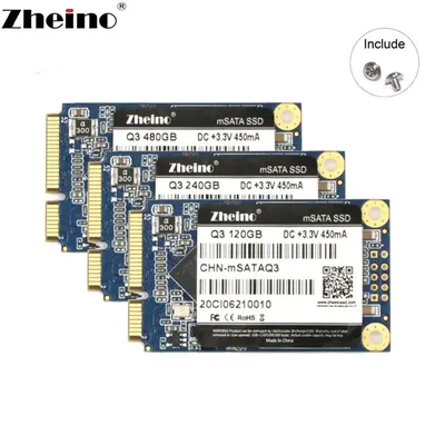 Zhe37- Mini disque SSD mSATA pour ordinateur portable avec capacité de 120 Go 240 Go 128 Go 256