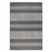 "Maryland Blessy Silver Striped Indoor/Outdoor Area Rug 48"" x 72"" - Amer Rug MRY70406"