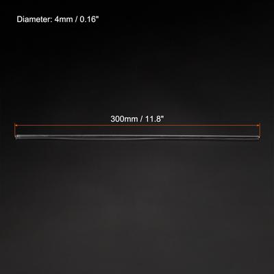 3.3 Borosilicate Glass Stick 4mm Dia Stir Rod Mixing Tools 10Pcs