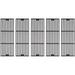 Hisencn Grill Cooking Grate for Chargriller 2137 3724 Outlaw 1063 Square inch Charcoal Grill/Smoker Genesis Grill Parts Replacement for Char-Griller 2137 3724 19.75 inch Cast Iron Grill Grates 5 Pack