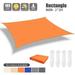 300CM Sun Shade Sail with Fastening Ropes Rectangle Awning Waterproof Sun Shelter Garden Patio Yard Canopy Tent Parasol Gazebo