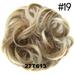 Women Ladies Multi Colors Pony Tail Hair Extension Bun Hairpiece Sc plas A3L0