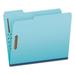 Earthwise by Pendaflex Heavy-Duty Pressboard Fastener Folders 2 Expansion 2 Fasteners Letter Size Light Blue 25/Box (61542)