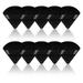 10 Pieces Powder Puffs Face Soft Triangle Makeup Puff for Loose Mineral Powder Wet Dry Dual-Use Cosmetic Puff Body Cosmetic Foundation Sponge Beauty Makeup Tools (Black)