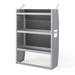 SH-4603 Steel Low/ Mid/ High Roof Van Shelving Storage System Fits Transit GM NV Promaster and Sprinter Contoured Shelving Unit 32 W x 46 H x 13 D