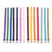 OUNONA 14 Pcs Solid Color Silicone Wristband Simple Silicone Bracelet Kids Rubber Wristbands (Mixed Color)