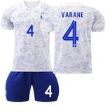 Mens/Kids 2022 Soccer Game France Soccer Fans #4 Jerseys Soccer Team Shirts