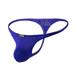 DENGDENG Men Open Back Thong G-String Underwear Low Rise Jockstrap Solid Breathable Brief