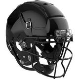 Schutt F7 VTD Adult Football Helmet with Carbon Steel Mask (Black M Black ROPO-NB)