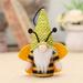 CSCHome Cute Little Bee Style Faceless Doll Gnome Doll Pendant Home Classroom Summer Party Decor