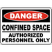 Traffic & Warehouse Signs - Danger Authorized Personnel Only Sign T6 18 x 24 Aluminum Sign Street Weather Approved Sign 0.04 Thickness