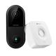 HeimVision 2K Video Doorbell Wi-Fi Smart Doorbell Security Camera with Chime Black (Existing Doorbell Wiring Required)