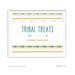 Tribal Treats Please Take One Boho Chic Tribal Birthday Party Signs