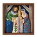 Enesco Jim Shore Heartwood Creek Holy Family Plaque