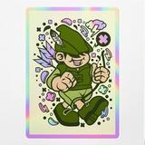 Angdest Club Holographic Decal Stickers Of Robin Hood Kid Premium Waterproof For Laptop Pho