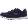 Sneaker KANGAROOS "K-BlueRun 701 B", Gr. 40, blau (navy), Textil, sportlich, Schuhe, mit Klettverschluss