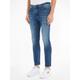 Skinny-fit-Jeans TOMMY JEANS "SIMON SKNY BG3384" Gr. 36, Länge 32, blau (dynamic jacob mid blue stretch) Herren Jeans Skinny-Jeans