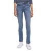 Straight-Jeans TOM TAILOR "Alexa Straight", Damen, Gr. 27, Länge 34, blau (random bleached blau), Denim/Jeans, Obermaterial: 98% Baumwolle, 2% Elasthan, casual, gerade lang, Jeans, in 5-Pocket-Form