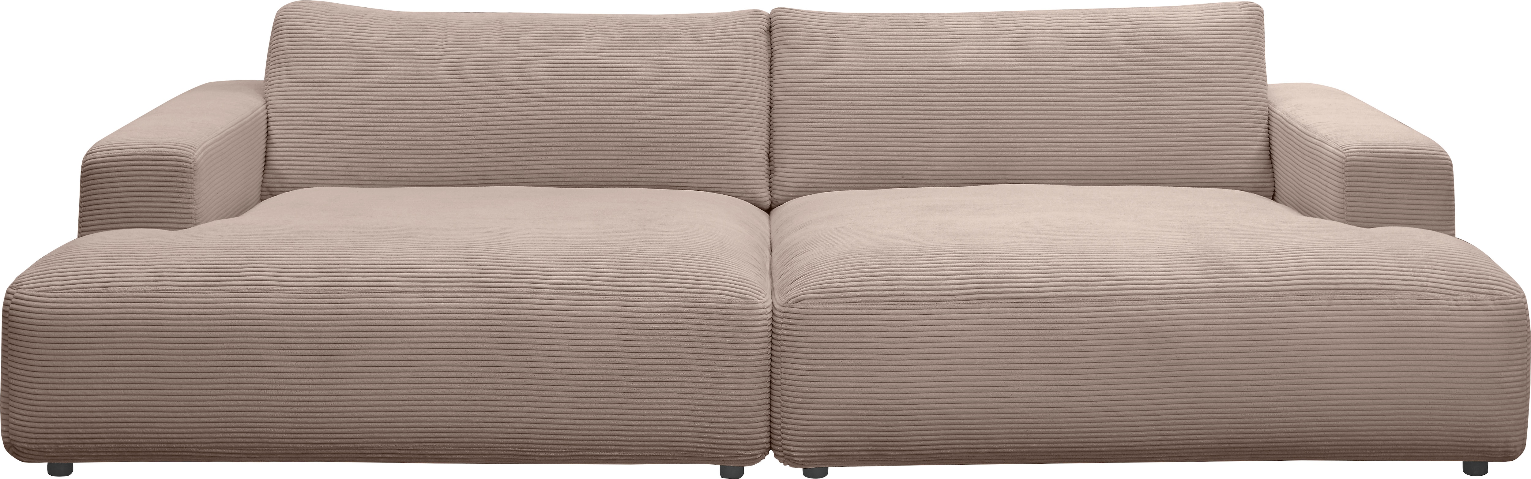 Loungesofa MUSTERRING "Lucia", grau (taupe), B:292cm H:81cm T:147cm, Sofas, Lounge-Sofa 2-Sitzer-Sofa, Cord-Bezug, Breite 292 cm
