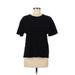 Zara Short Sleeve T-Shirt: Black Tops - Women's Size Medium