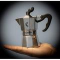 Amika Made In Italy Classic Stovetop Espresso Maker, Italian Coffee, 9 Cup, By Lorren Home Trends in Black/Brown/Gray | Wayfair Amika-1
