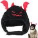 OUNONA Pet Halloween Costume Pet Halloween Hat Kitten Bat Hat Pet Cat Headdress Halloween Pet Supply