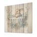 Zoomie Kids Napoleon Baby Bunny In Crib w/ Flowers II - Print Wood in Brown | 16 H x 16 W x 1 D in | Wayfair C3C439F9F13B47038B6B1D07215770A2