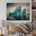 Millwood Pines Floating Majestic North American Iceberg IV - Coastal Wood Wall Art - Natural Pine Wood Metal in Blue/Brown/White | Wayfair