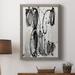 Ivy Bronx Alois Gray Scribbles II - Single Picture Frame Print on Canvas Canvas, Solid Wood in Black/Gray | 37.5 H x 27.5 W x 1 D in | Wayfair